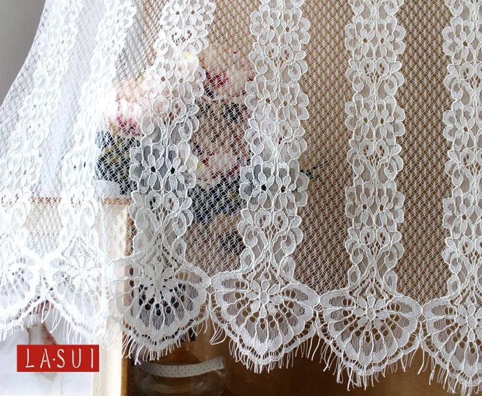 LASUI 1 5 м * 3 Проводные французские ресницы кружевные полоски Изысканная одежда
