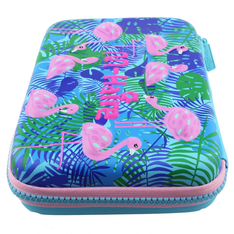 Пенал Фламинго estuche kawaii papelaria criativa okul kalem kutusu etui pennen piurnik kotak pensil милый большой