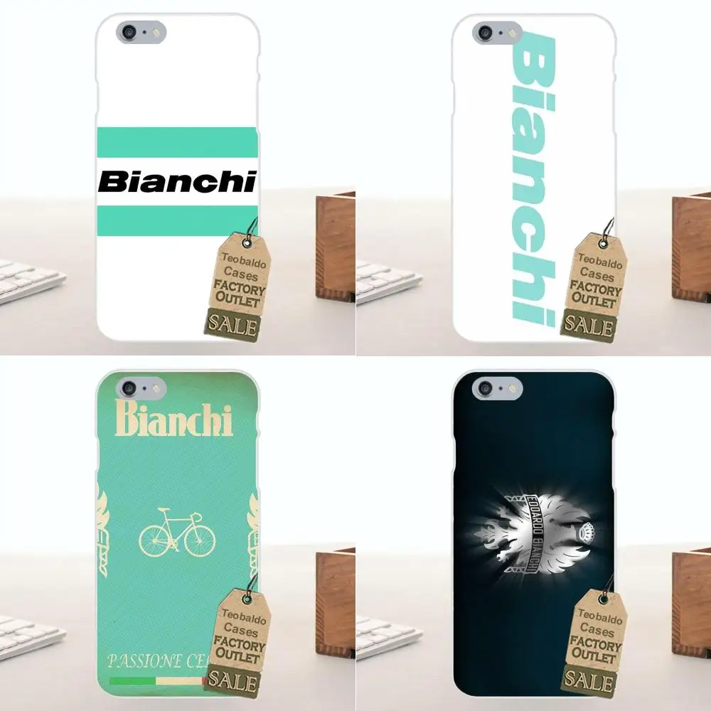 Мягкие чехлы из ТПУ с логотипом Bianchi для Apple iPhone X 4 4S 5 5C SE 6 6S 7 8 Plus LG G4 G5 G6 K4 K7 K8