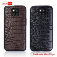 genuine crocodile leather phone case for huawei mate 20 pro mate 30 p20 p30 pro lite cover for honor v20 9x 20i 20 pro 8x luxury