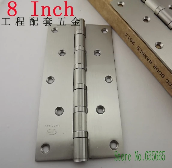 8 дюймовые толстые деревянные дверные петли из нержавеющей стали сверхмощные