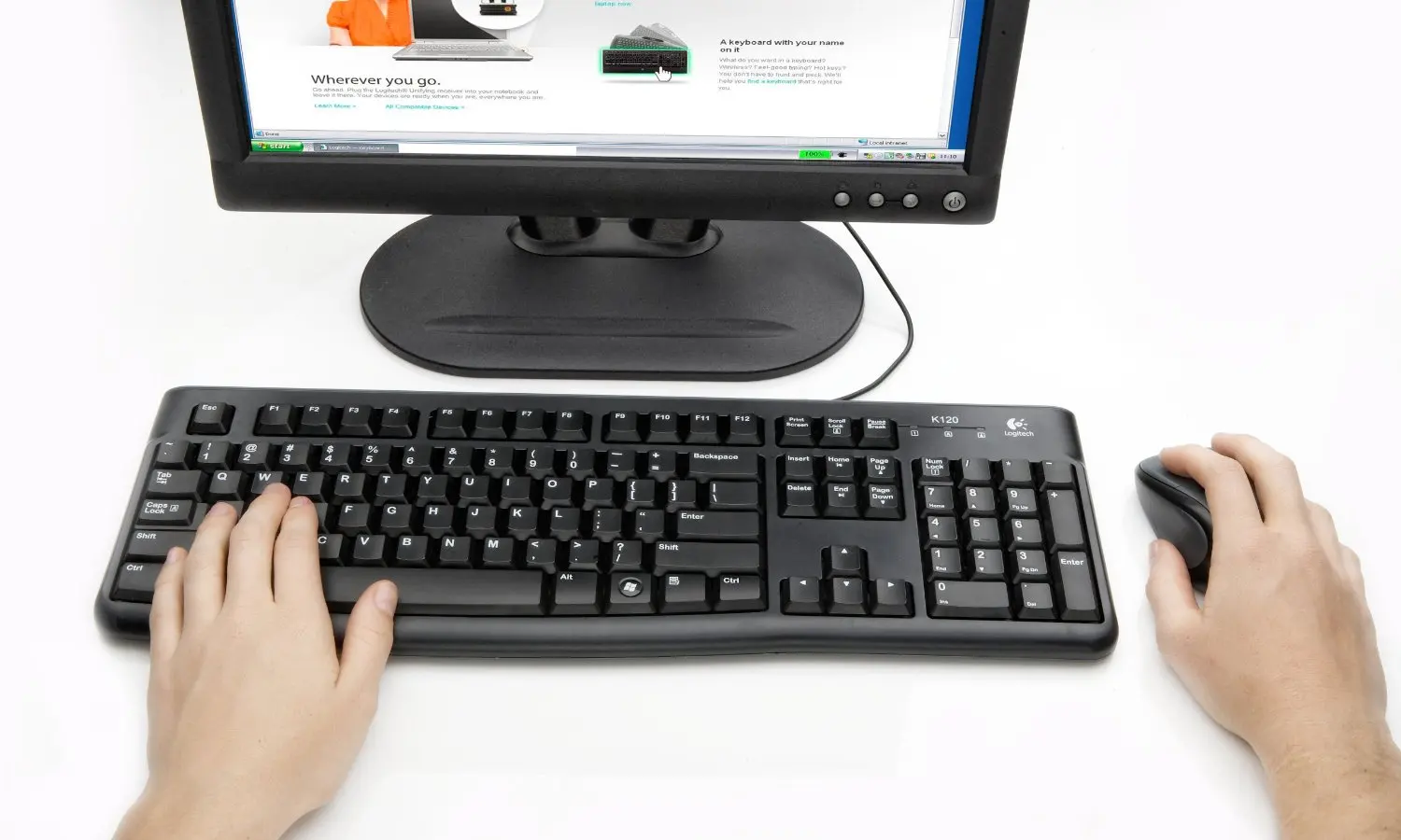 Logitech клавиатура K120