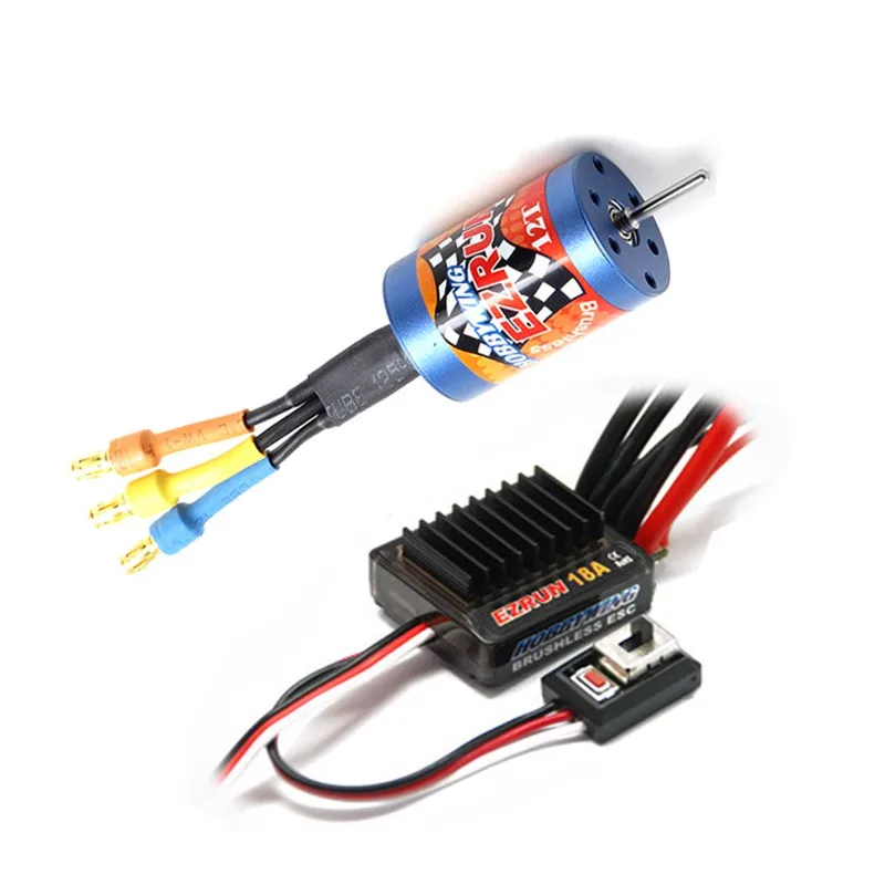 HobbyWing EZRUN 2030 12T 7800KV 18T 5200KV бесщеточный двигатель + 18A ESC combo для обновления