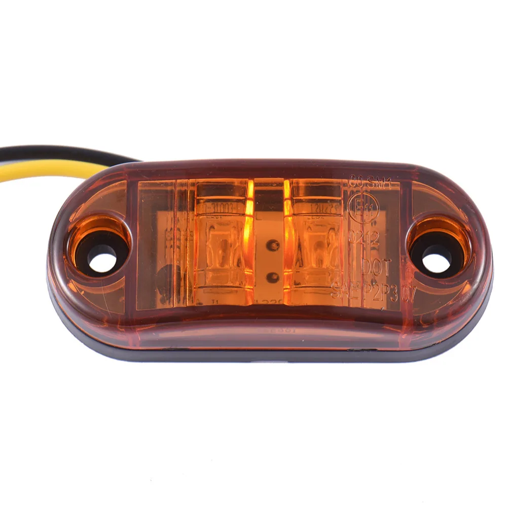 2 шт. Водонепроницаемый ABS Светодиодный Боковой габаритный мигалка светильник