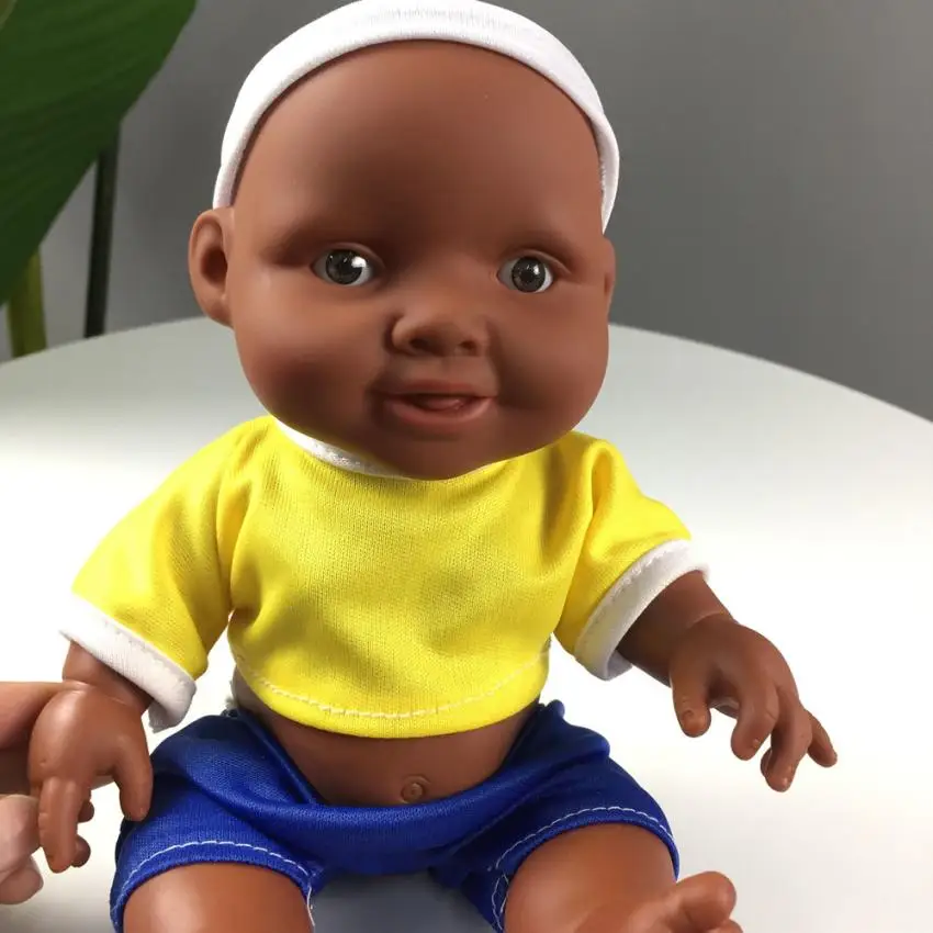 Reborn Baby куклы для ребенка 1 шт. 10 дюймов африканская Детская кукла