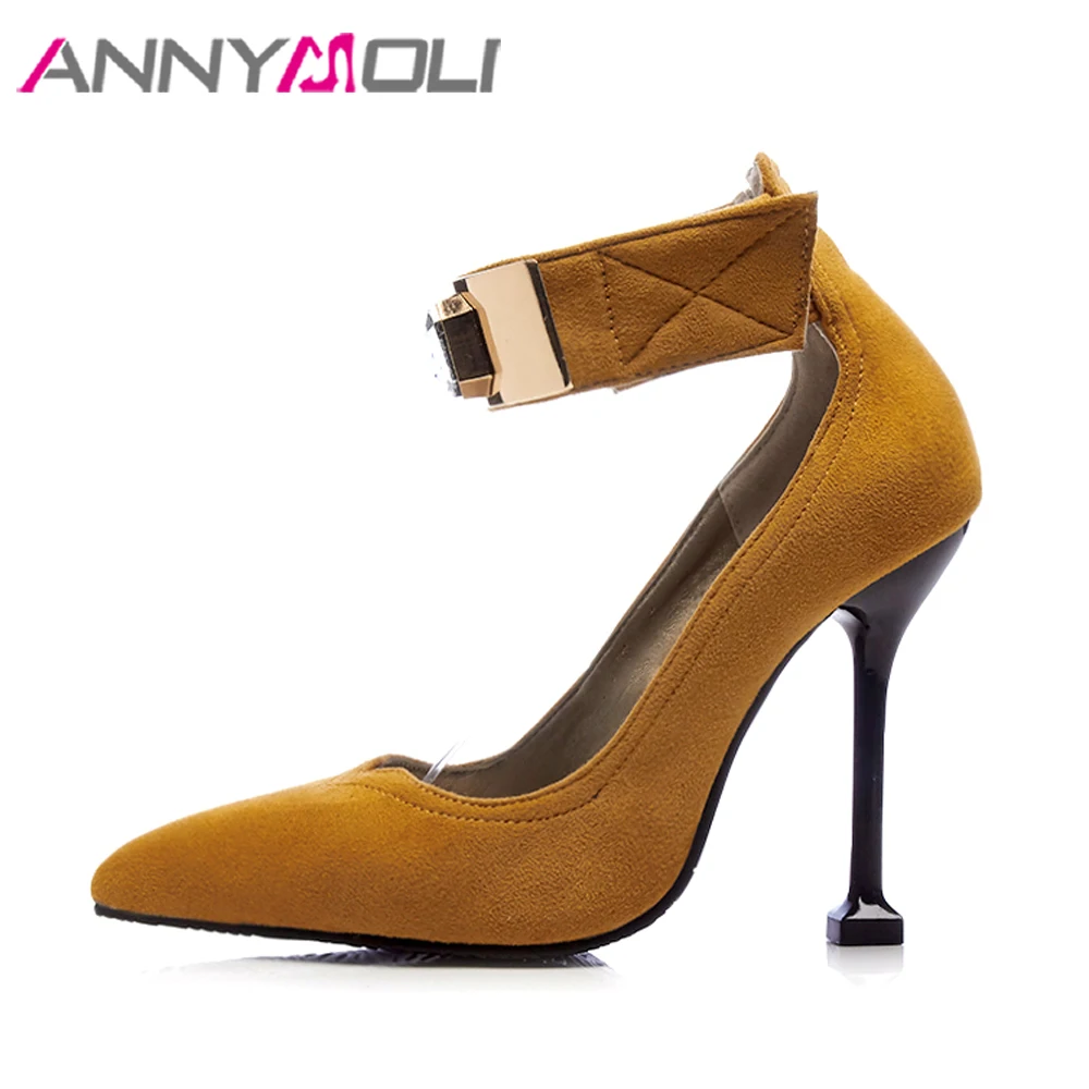 Туфли лодочки женские на высоком каблуке с острым носком|ladies party shoes|women pumpsankle strap