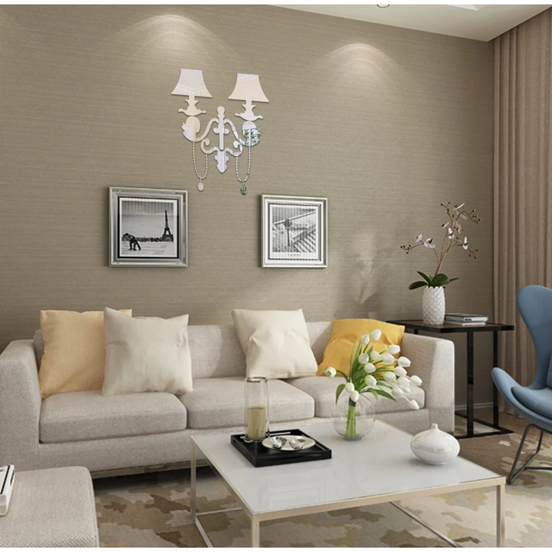 Зеркальный акриловый декоративный стикер для настольной лампы самодельный