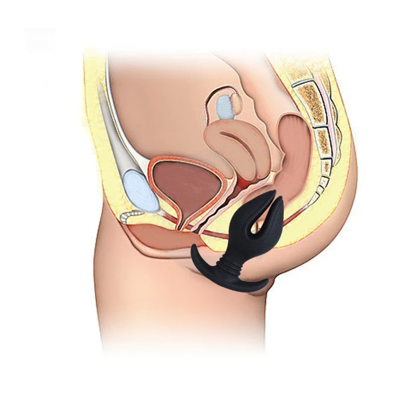 Мягкие силиконовые V порт Анальная пробка игрушки открытие speculuum простаты G Spot