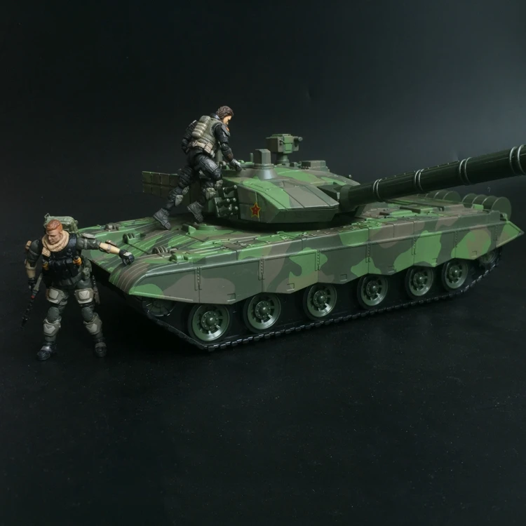 1/24 T99 инерционный танк, звук и светильник, игрушечный автомобиль, Военный танк, 2 цвета, для детей, подарок на день рождения
