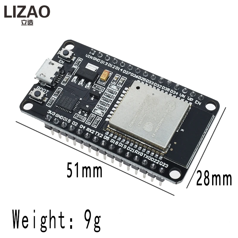 ESP32 ESP-32 ESP32S ESP-32S CP2102 Беспроводная плата разработки WiFi Bluetooth Micro USB двухъядерный