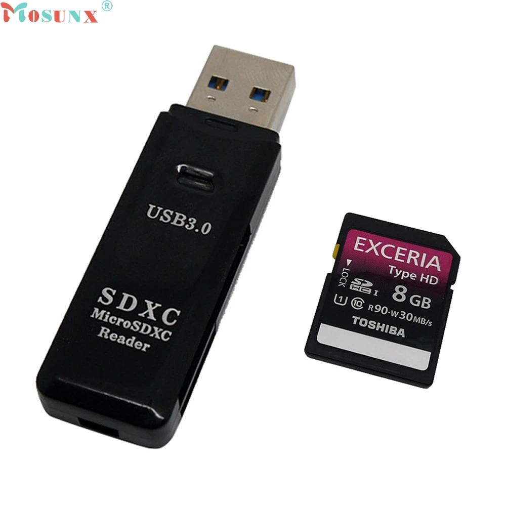 Mosunx Factory Price MINI 5Gbps Super Speed USB 3.0 Micro SD/SDXC TF Card Reader Adapter Mac OS Pro 0205 Drop Shipping | Компьютеры и