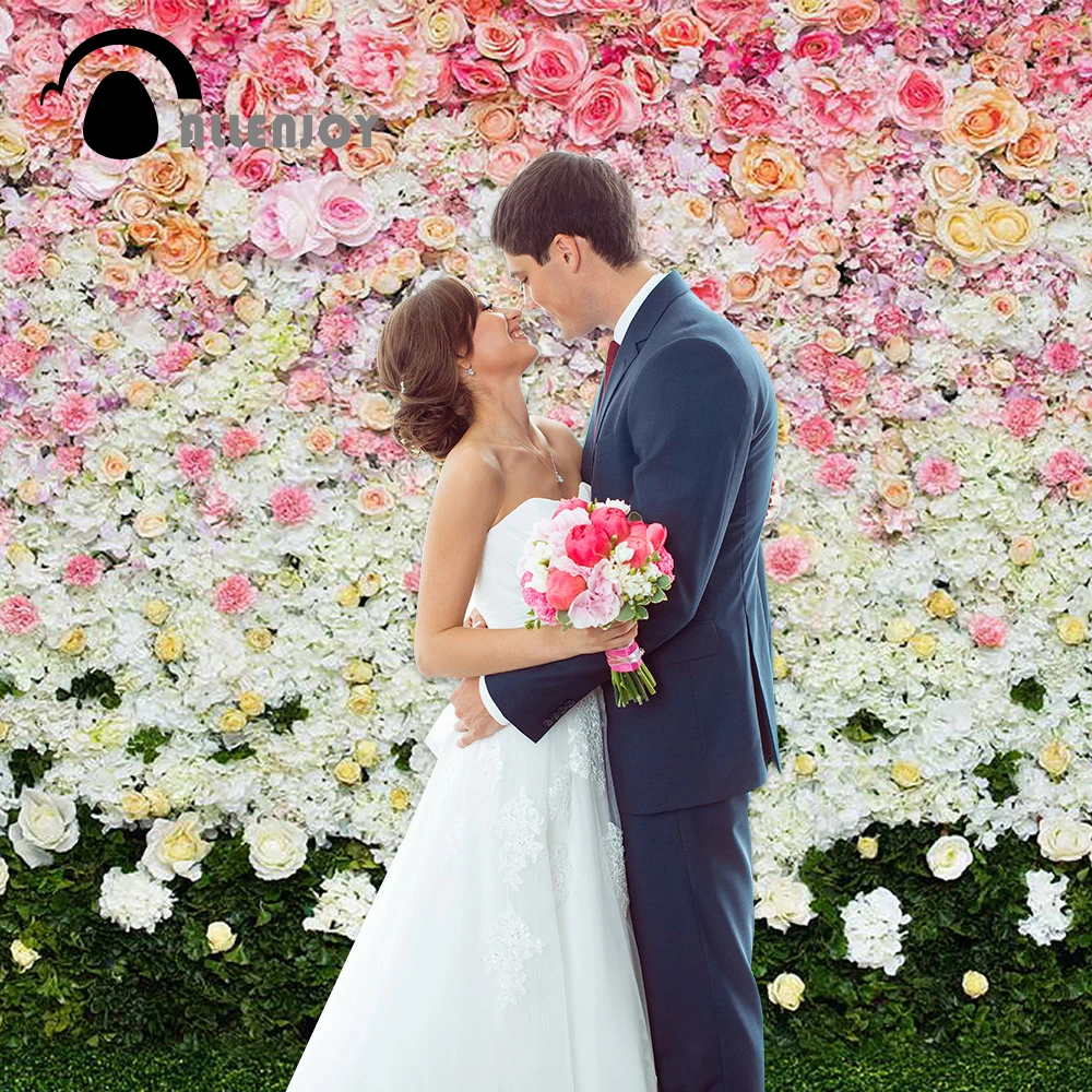 Allenjoy свадебный фон для фотосъемки цветы лужайка интерьер детский фотостудии