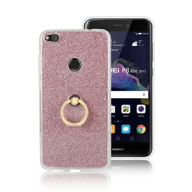 Роскошные Наклейки кольцо пряжки кронштейн чехол для Huawei Ascend P8 Lite 2017/p9 P9