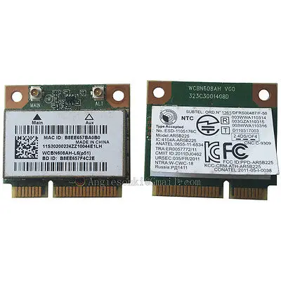 Мини карта для Dell Vostro 2710 2520 Inspiron 15 17R 15V 5521 беспроводная Wi Fi с Bluetooth FXP0D DW1703 AR5B225|wifi