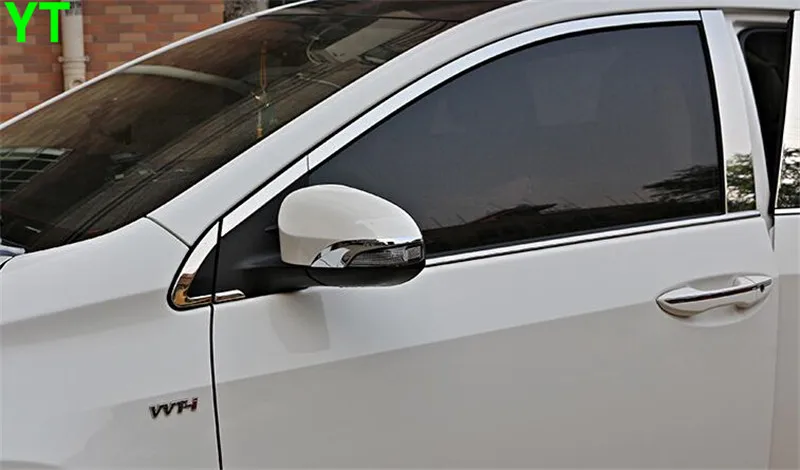 Авто зеркало заднего вида, наклейка на боковое зеркало для toyota corolla- camry-, АБС ХРОМ, автомобильные аксессуары