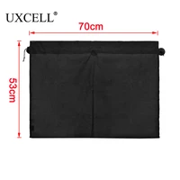 uxcell 2 pcs 70 x 53cm car side window sunshade polyester cloth curtain uv protection