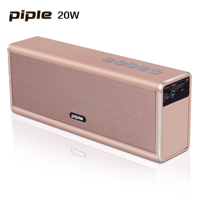 Портативный HIFI беспроводной стерео супер бас Caixa звуковая коробка HandFree для телефона power bank 20 Вт 4000 мАч FM радио S5 bluetooth динамик