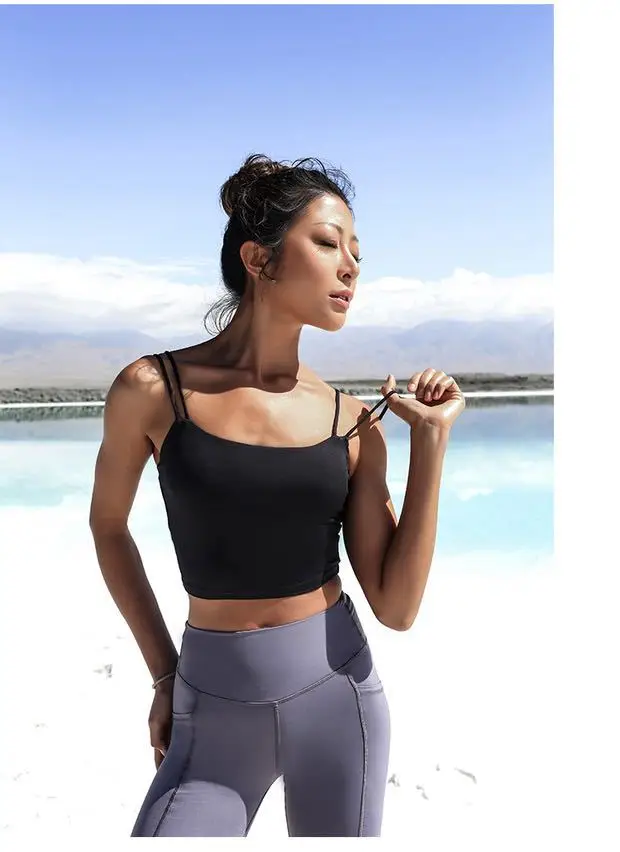 Спортивный бюстгальтер женский для фитнеса и йоги энергетический бесшовный