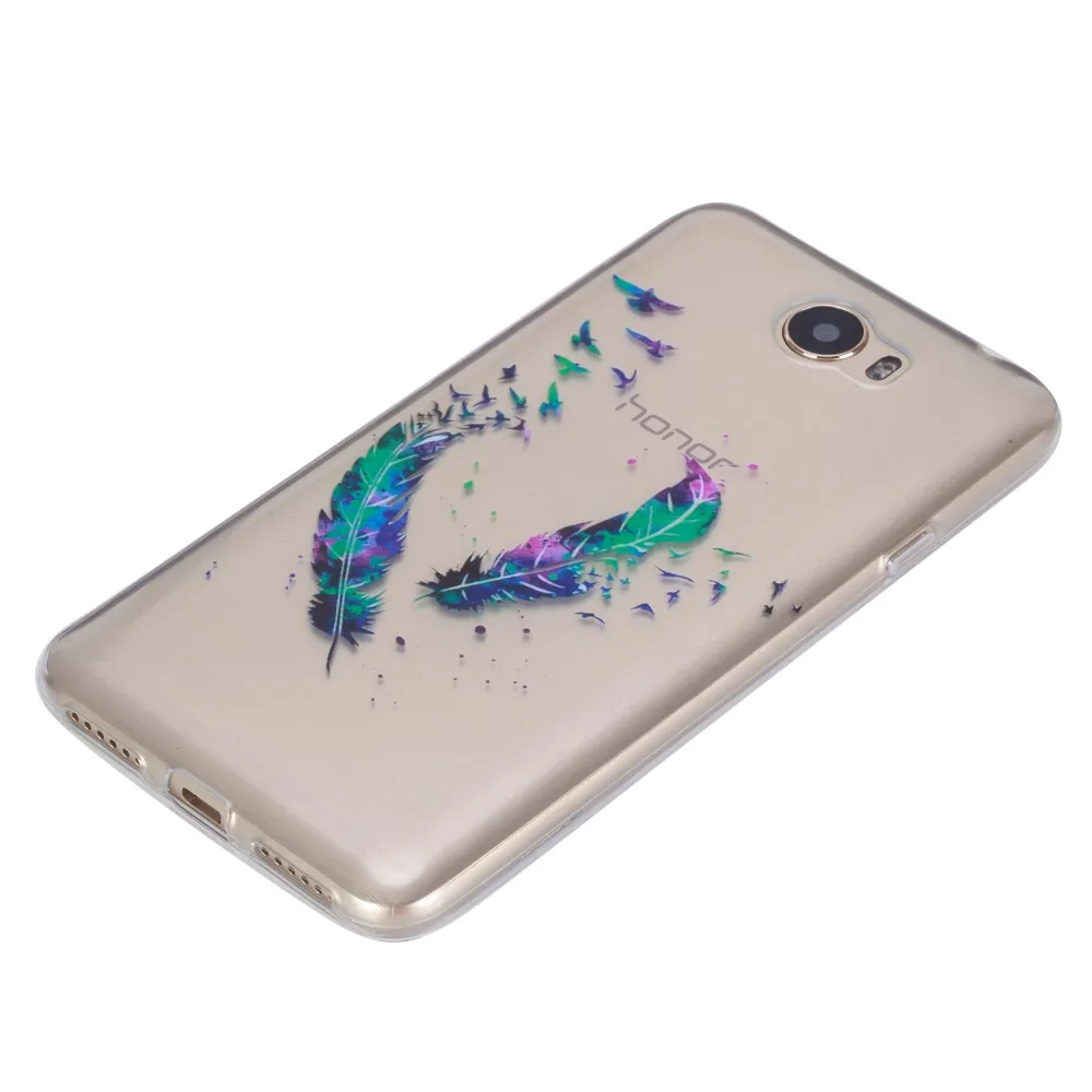 Телефон Случаях Для Huawei Y5 II/Y6 II Компактный Мягкий ТПУ ясно Роскошные Животные