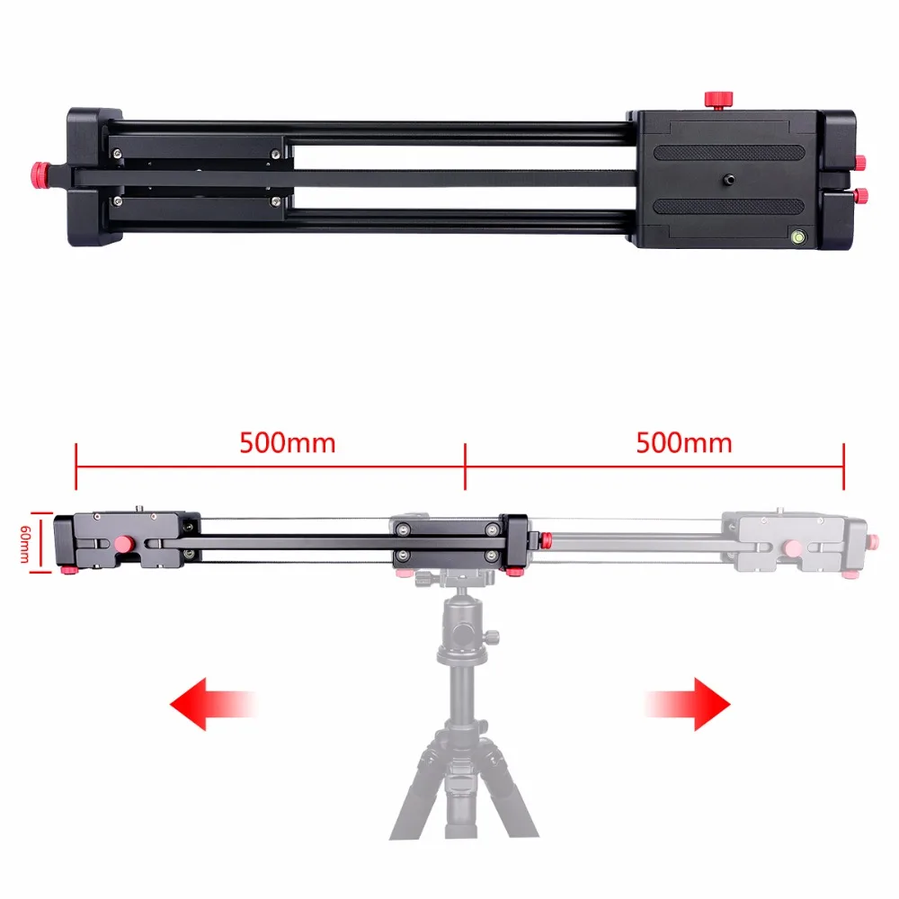 Kolivar Pro 19 &quot/50 см компактная видеокамера-слайдер DSLR с двойной расстояние