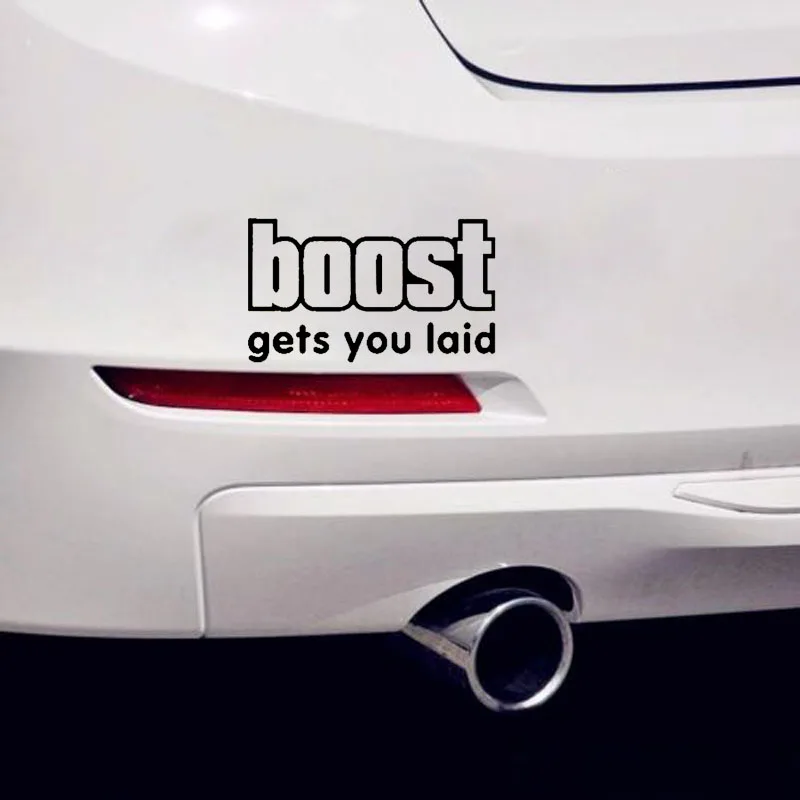 YJZT 15 см * 8 7 виниловые наклейки на автомобиль с надписью Fun BOOST графические