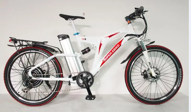 Бесплатная доставка белая рама 48 V 1500 W Super X8 Ebike с 24AH Япония PANA. Литий ионный