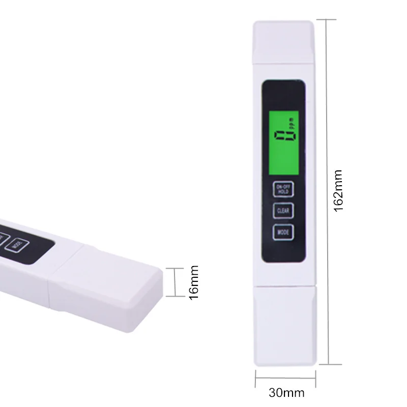Портативный цифровой измеритель качества воды чистоты 3 шт./лот|tds meter|tester tdswater ph