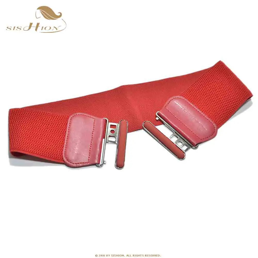 SISHION женский эластичный широкий Корсет Пояс Cincher Пояс VB0059 черный белый красный пояс для женщин 69-96 см