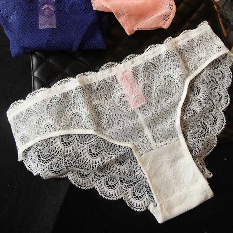 SP &amp CITY сексуальные черные прозрачные трусики женские кружевные с оборками