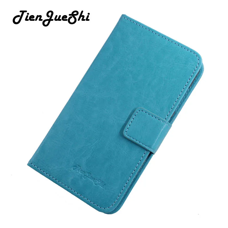 Blue TienJueShi флип-книжка Дизайн Защитный кожаный чехол закрытый Etui кожаный чехол для Echo surf 5 дюймов - Цвет: Blue