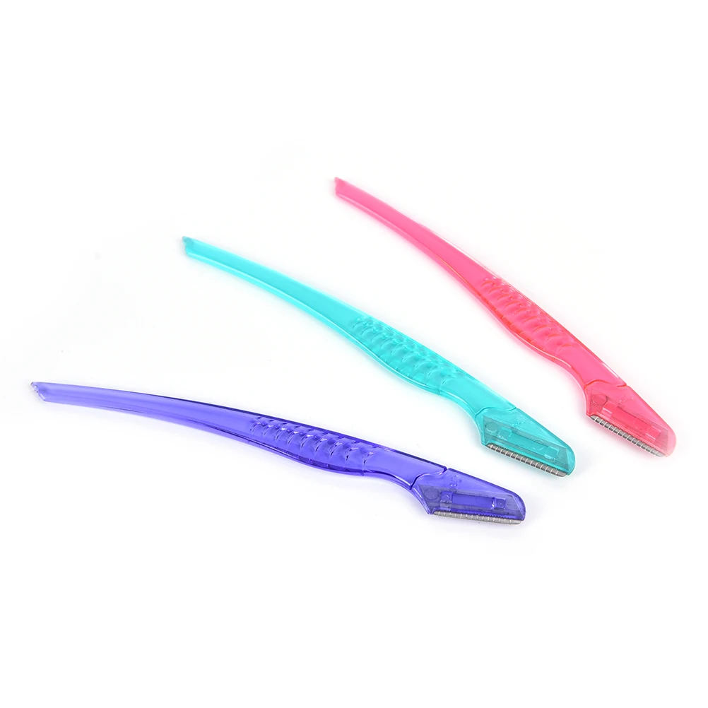 3Pcs/set Mini Eyebrow Trimmer Shaving Razor Blades Makeup Tools Face Care | Красота и здоровье