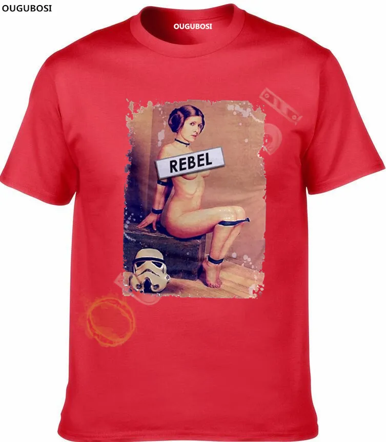 New Arrival Princess REBEL T shirt Star Funny cotton Men's t-shirt Custom fitness Hipster tee | Мужская одежда