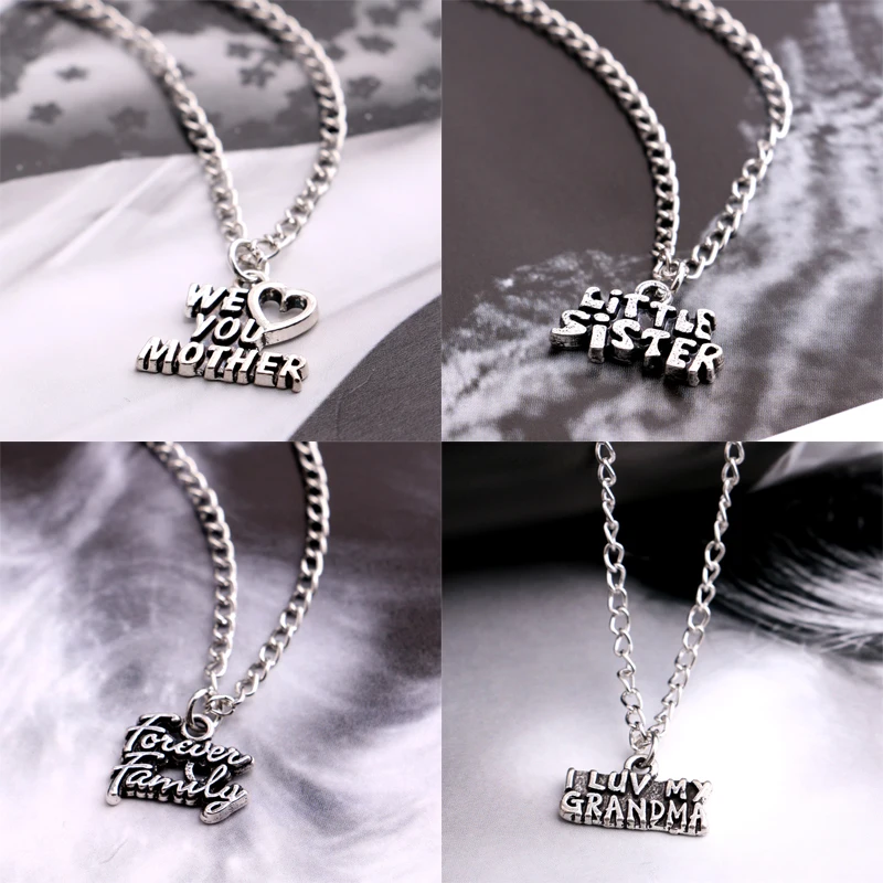 Цепочка с кулоном Я люблю тебя мама|chain pendant|necklace charmwomen jewelry |
