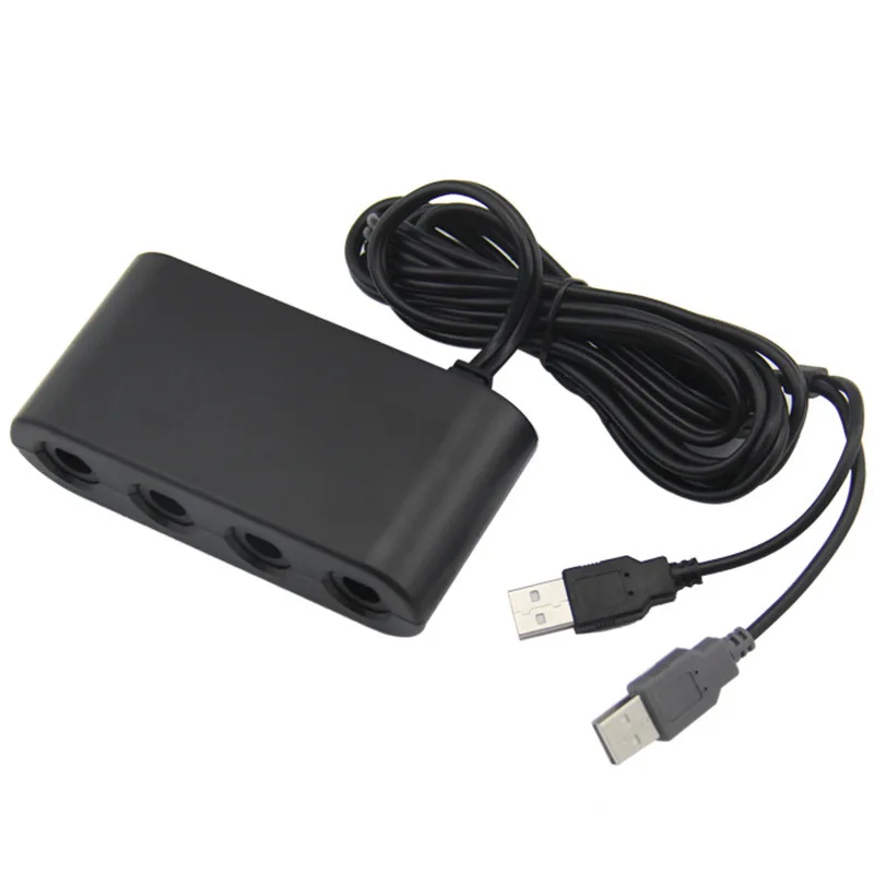 Конвертер Elistooop на 4 порта для контроллеров GameCube NGC USB-адаптер Nintendo WiiU PC N GC ПК