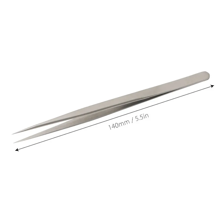 1 шт. Прямой пинцет из нержавеющей стали|tweezers forceps|straight tweezersstainless steel forceps |