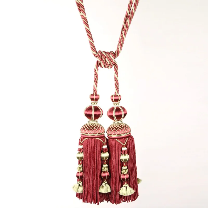 Высокое качество элегантный стиль декоративные занавески украшения аксессуары