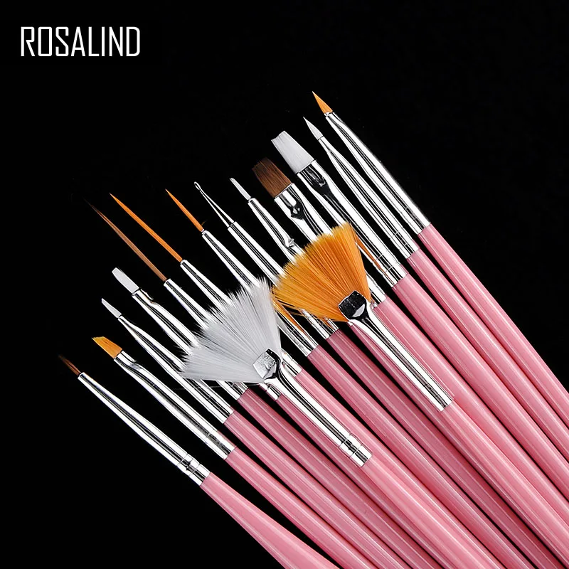 ROSALIND 15 шт./компл. гелевая фотография Розовые Инструменты ручка для рисования