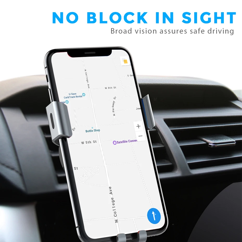 Беспроводная подставка для зарядного устройства Overfly с гравитационная индукция