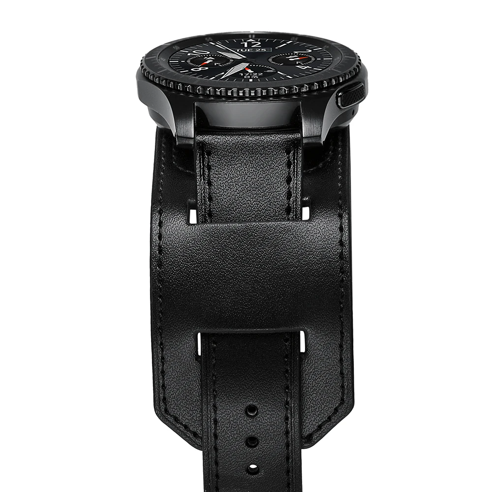 22 мм кожаный браслет Huami Amazfit Pace Stratos 2 ремешок для huawei Watch GT Honor Magic Dream ремешок для samsung gear S3 Band