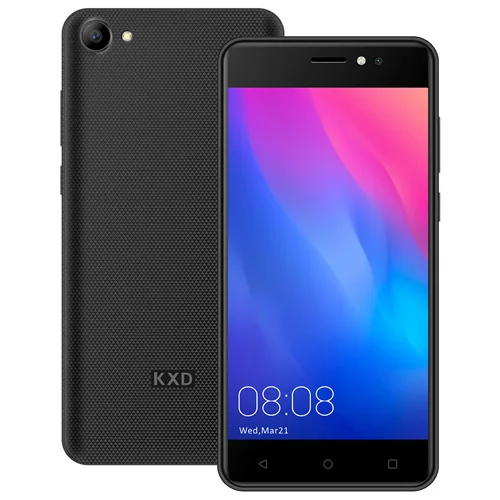 Черный KXD W50 KENXINDA W50 1 GB 8 GB 3g смартфон 5 ''дюйма MTK6580 1. 3g Гц Dual SIM 5.0MP Камера Bluetooth 3g WCDMA мобильного телефона - Цвет: Черный