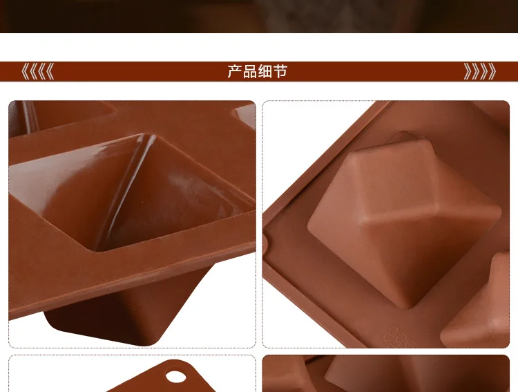 DIY силиконовые 3D драгоценные камни алмаз лоток для льда помадка плесень торт Шоколадный Плесень популярный H673