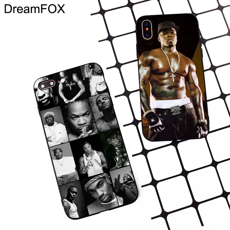 M365 50 Cent Black Soft TPU Silicone Case Cover For Apple iPhone 11 Pro XR XS Max X 8 7 6 6S Plus 5 5S 5G SE |
