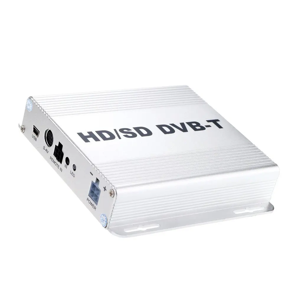 DVB T HD SD многоканальный мобильный Автомобильный цифровой мини ТВ бокс аналоговый
