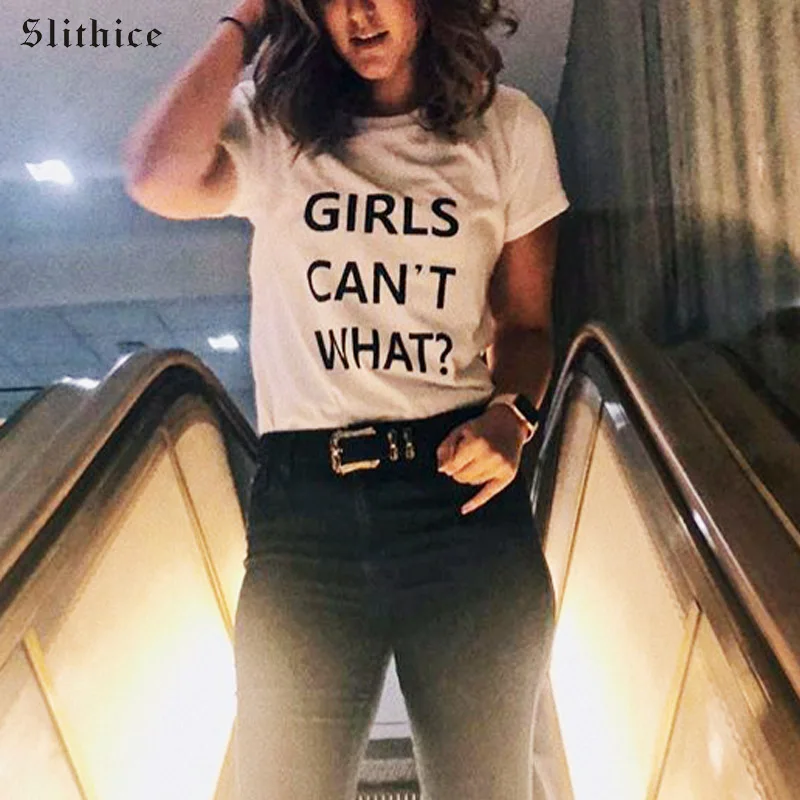 

Slithice женские футболки с буквенным принтом, женские хлопковые повседневные хипстерские футболки с коротким рукавом Tumblr, летние женские футб...