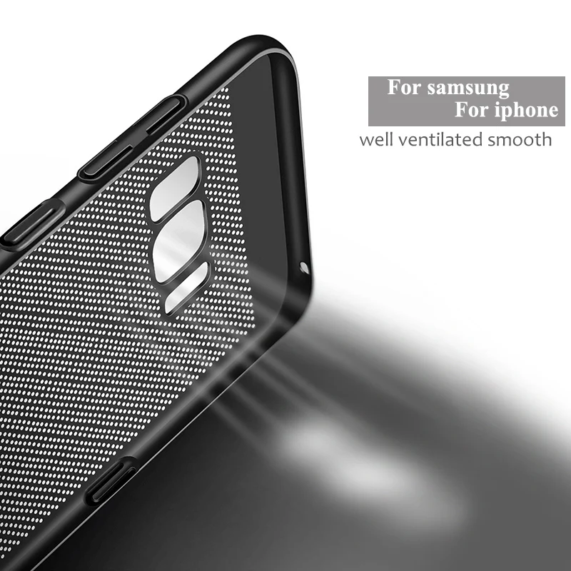 Hard phone case For Samsung S8 S9 Plus mobile Cover Anti-knock Coque Phone Protector Funda Capa for iphone 6 7 8 plus |