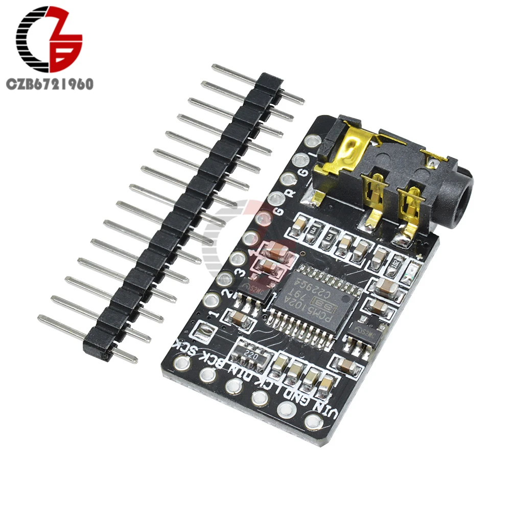 Декодер интерфейса PCM5102 DAC I2S звуковая карта цифровая аудиосистема модуль