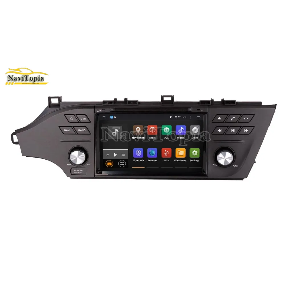 Автомобильный DVD плеер NAVITOPIA PX6 6 ядер 4 Гб ОЗУ 64 ПЗУ Android 9 0 GPS навигация для Toyota Avalon