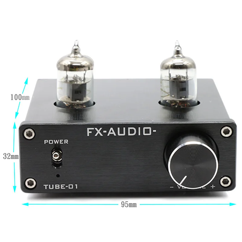 FX-AUDIO трубка-01 желчный предусилитель ламповый усилитель предусилитель буфер 6J1 Мини HIFI усилитель аудио DC12V