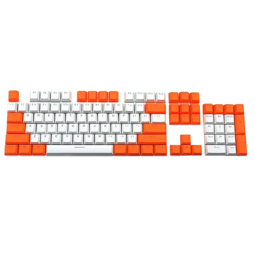 104 клавишные колпачки для механического переключателя Cherry MX полупрозрачные