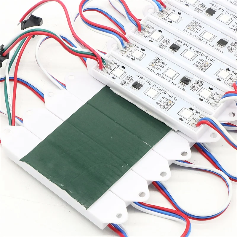 SZYOUMY 2811 IC 5050 RGB SMD СВЕТОДИОДНЫЙ пиксельный цифровой модуль DMX 3 светодиода DC 12 В LED